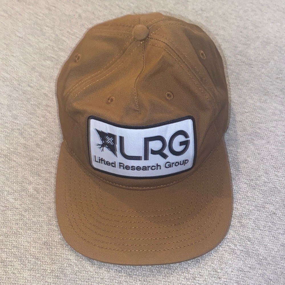 LRG Men's Tan Canvas Five-Panel Cap